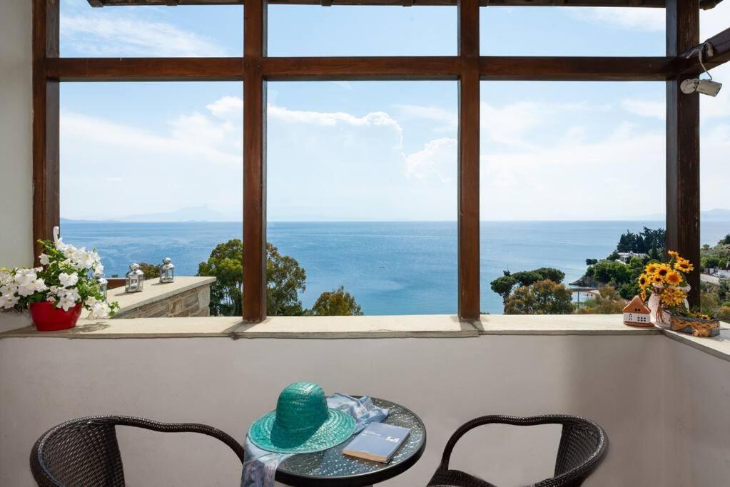Seaside House With View Over Pagasitikos Áfissos Exteriér fotografie