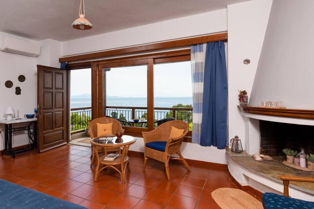 Seaside House With View Over Pagasitikos Áfissos Exteriér fotografie