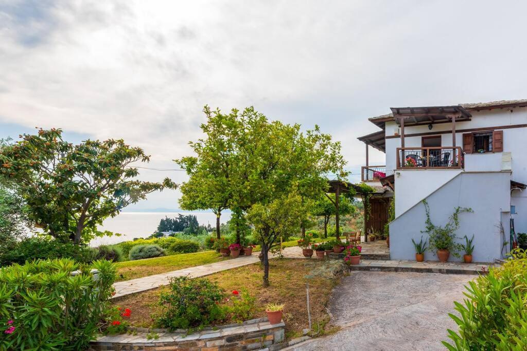 Seaside House With View Over Pagasitikos Áfissos Exteriér fotografie